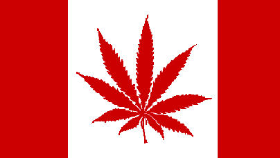 Canadian Cannabis Flag