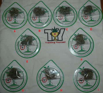 Treating Yourself Medical Marijuana Cup Samples