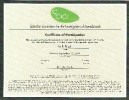 CCIC Accredited Certificate of Participation